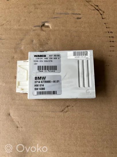 BMW X5 E70 Ilmajousituksen ohjainlaite/moduuli, takana 6778966