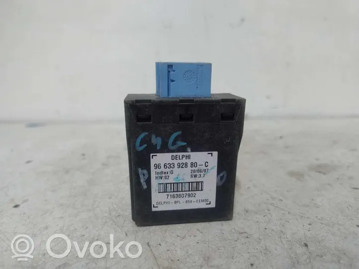 Citroen C4 I Picasso Boîtier module alarme 9663392880