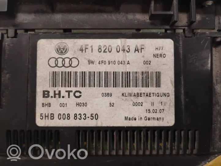 Audi A6 S6 C6 4F Inne przełączniki i przyciski 4F1820043AF