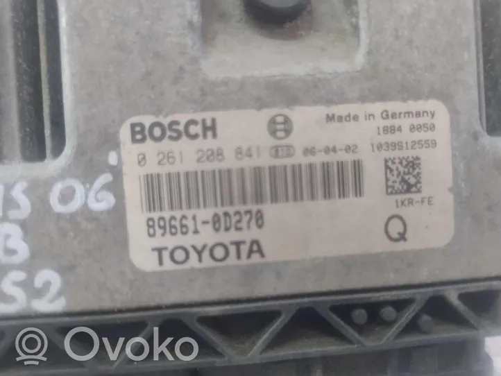 Toyota Yaris Centralina/modulo motore ECU 89661-0D270