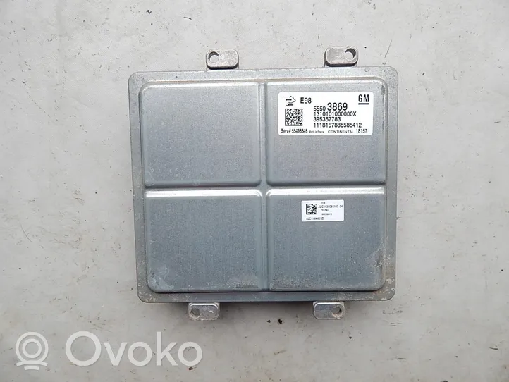 Opel Astra K Unité de commande, module ECU de moteur 55503869