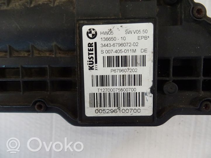 BMW X5 E70 Rokas bremžu vadības modulis 6796072