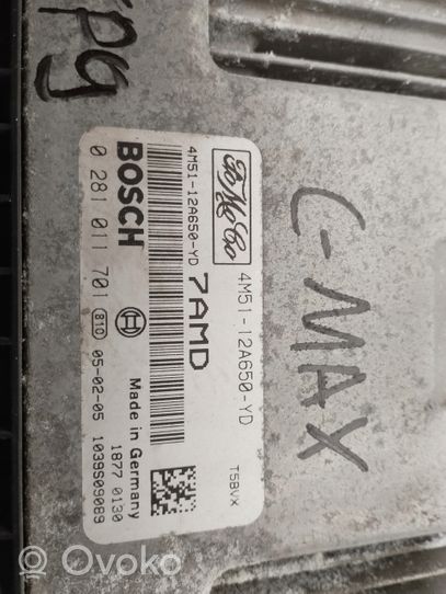 Ford Focus C-MAX Variklio valdymo blokas 4M5112A650YD