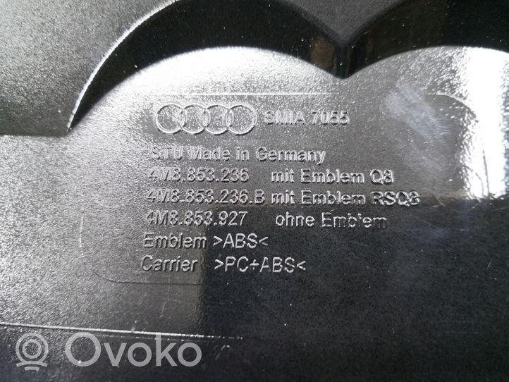 Audi Q8 Listwa oświetlenie tylnej tablicy rejestracyjnej 4M8853236