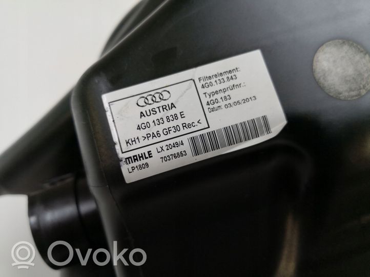 Audi A6 C7 Boîtier de filtre à air 4G0133838E