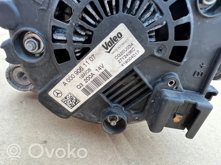 Mercedes-Benz C AMG W205 Alternador A0009061107