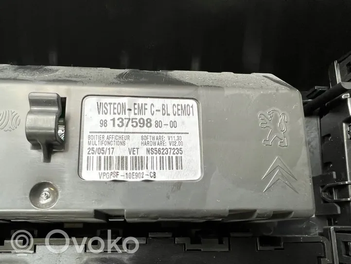 Toyota Proace Radio/CD/DVD/GPS-pääyksikkö 981375988000