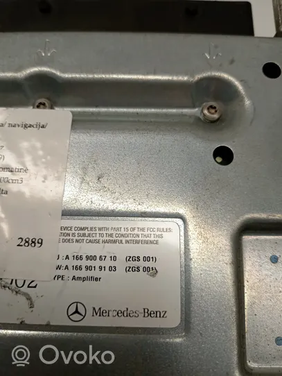 Mercedes-Benz GL X166 Vahvistin A1669019103