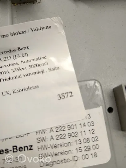 Mercedes-Benz S C217 Durų elektronikos valdymo blokas 2229002113