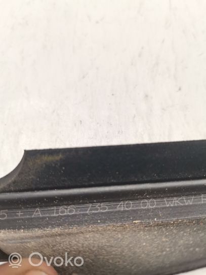 Mercedes-Benz GL X166 Rivestimento modanatura del vetro della portiera posteriore A1667354000
