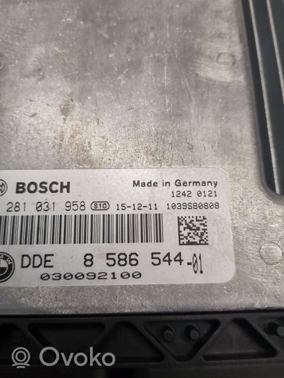 BMW X5 F15 Centralina/modulo del motore 8586544