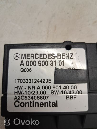 Mercedes-Benz Sprinter W906 Polttoaineen ruiskutuspumpun ohjainlaite/moduuli A0009003101