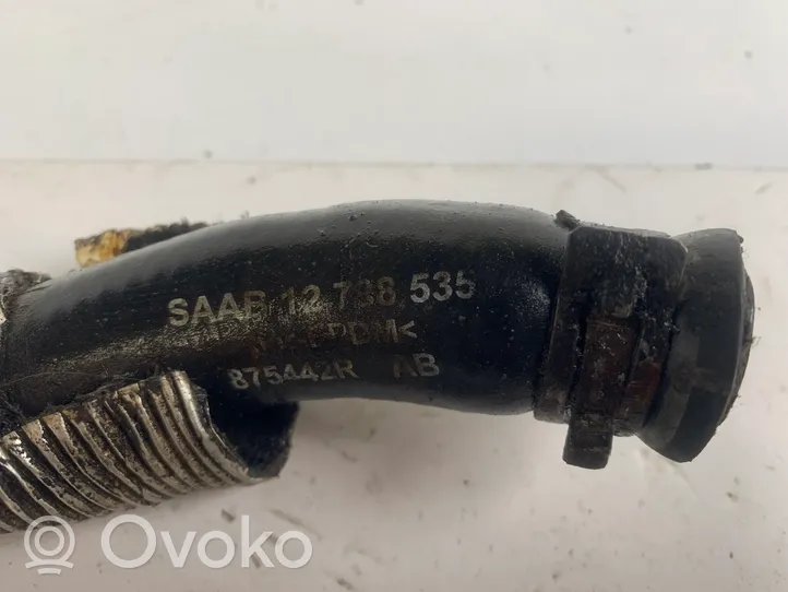 Saab 9-3 Ver2 Tubo flessibile del liquido di raffreddamento del motore 12790045