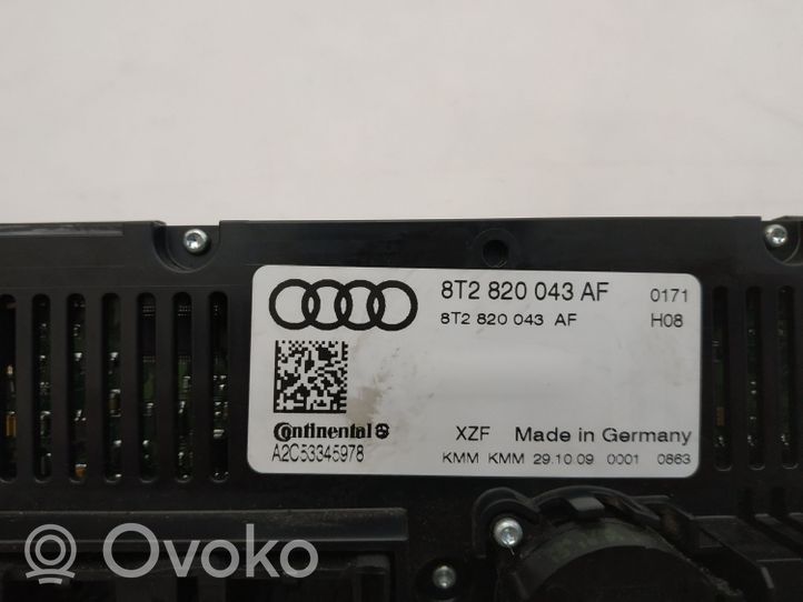 Audi A4 S4 B8 8K Interruttore ventola abitacolo 8T2820043AF
