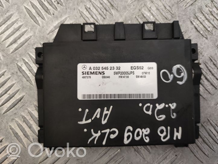 Mercedes-Benz CLK A209 C209 Module de contrôle de boîte de vitesses ECU A0325452332