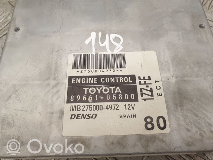 Toyota Avensis T250 Calculateur moteur ECU 8966105800