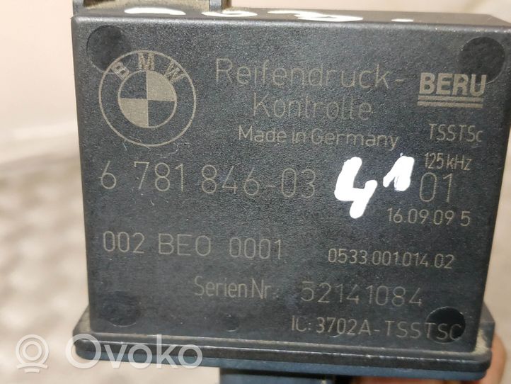 BMW X6 E71 Padangų slėgio valdymo blokas 6781846