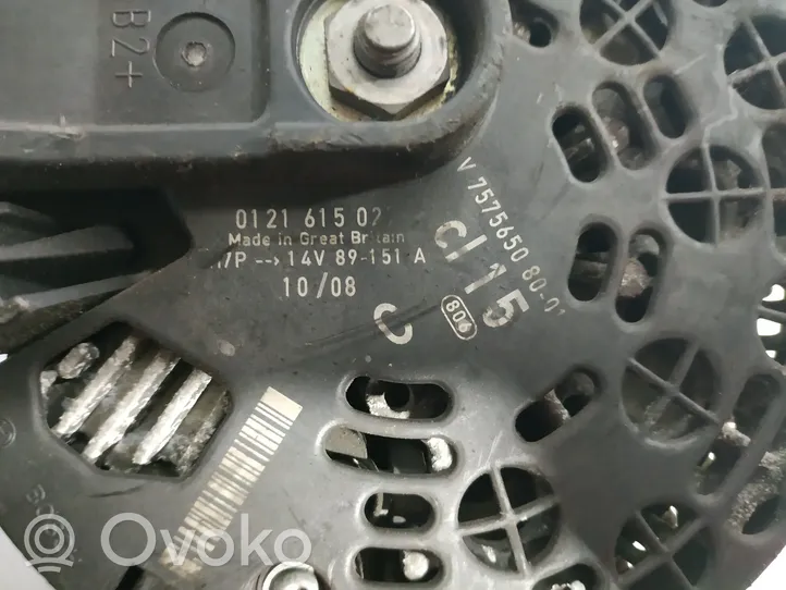 Citroen C4 I Generaattori/laturi 0121615027