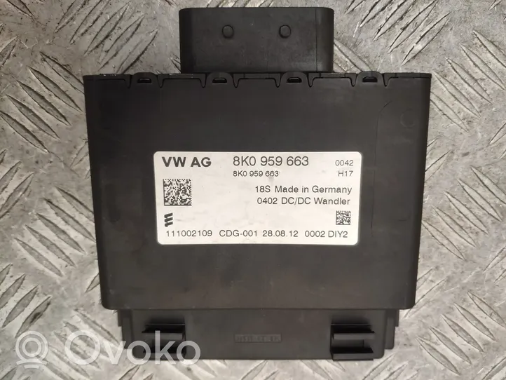 Audi A4 Allroad Module convertisseur de tension 8K0959663