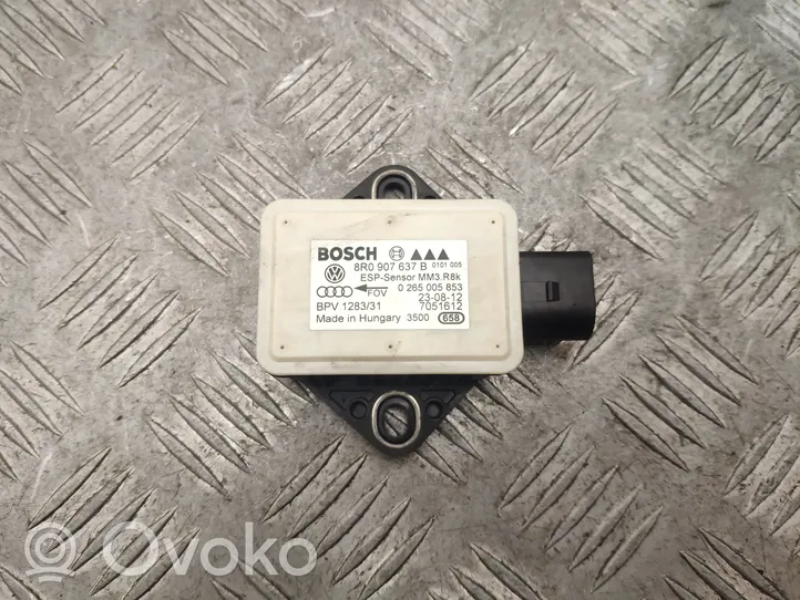 Audi A4 Allroad ESP acceleration yaw rate sensor 8R0907637B