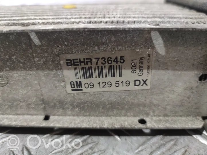 Opel Astra G Chłodnica powietrza doładowującego / Intercooler 09129519DX