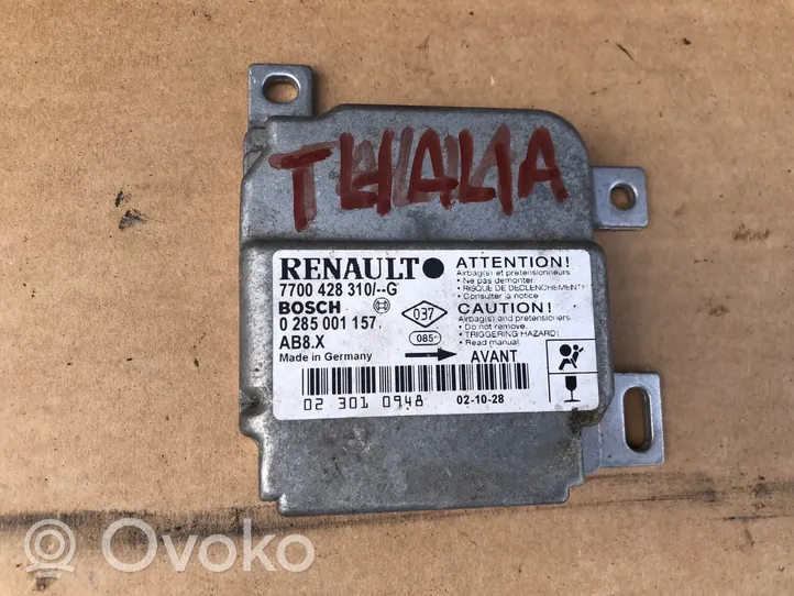 Renault Thalia I Centralina/modulo airbag 7700428310