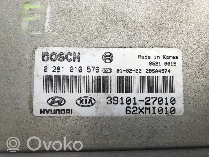 Hyundai Elantra Sterownik / Moduł ECU 0281010576