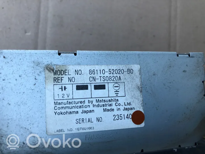 Toyota Yaris Oro kondicionieriaus/ klimato/ pečiuko valdymo blokas (salone) 8611052020B0