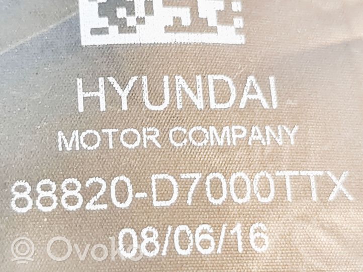Hyundai Tucson TL Etuistuimen turvavyö 88820D7000TTX