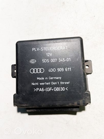 Audi A8 S8 D2 4D Ohjaustehostimen ohjainlaite/moduuli 4D0909611