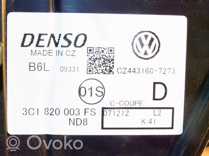 Volkswagen PASSAT B7 Sisälämmityksen ilmastoinnin korin kokoonpano 3C0907521F