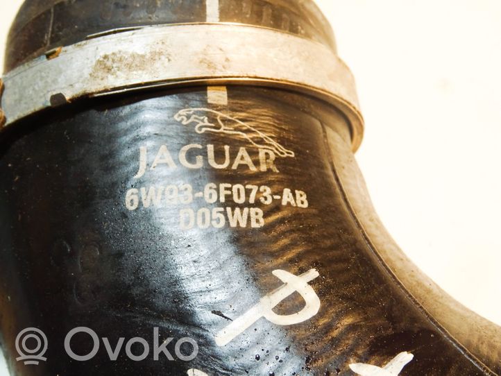 Jaguar S-Type Tube d'admission de tuyau de refroidisseur intermédiaire 6W936F073AB