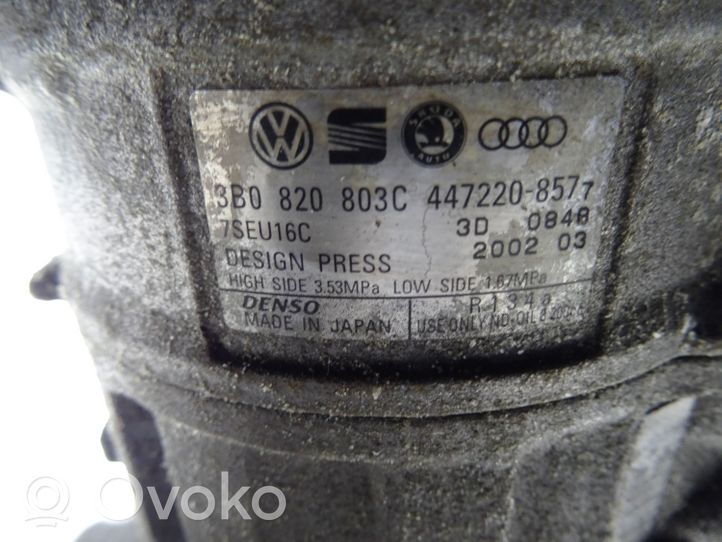 Volkswagen Phaeton Compressore aria condizionata (A/C) (pompa) 3B0820803C