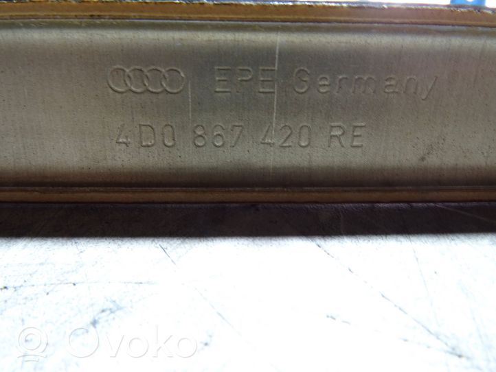 Audi A8 S8 D2 4D Rivestimento della portiera posteriore 4D0867420