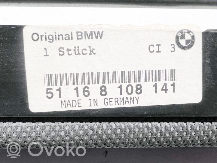 BMW 8 E31 Bagāžnieks logu aizkars 51168108141