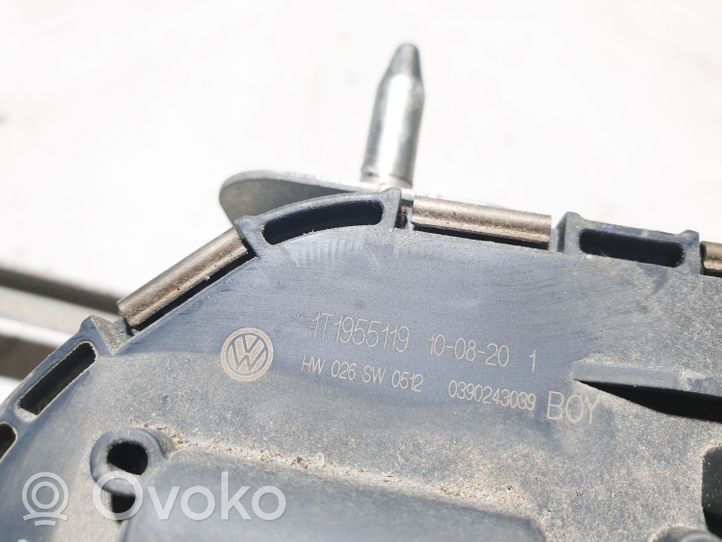 Volkswagen Touran II Mechanizm i silniczek wycieraczek szyby przedniej / czołowej 1T1955023