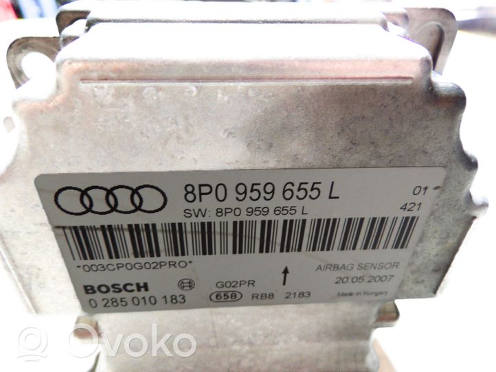 Audi A3 S3 A3 Sportback 8P Centralina/modulo airbag 8P0959655L