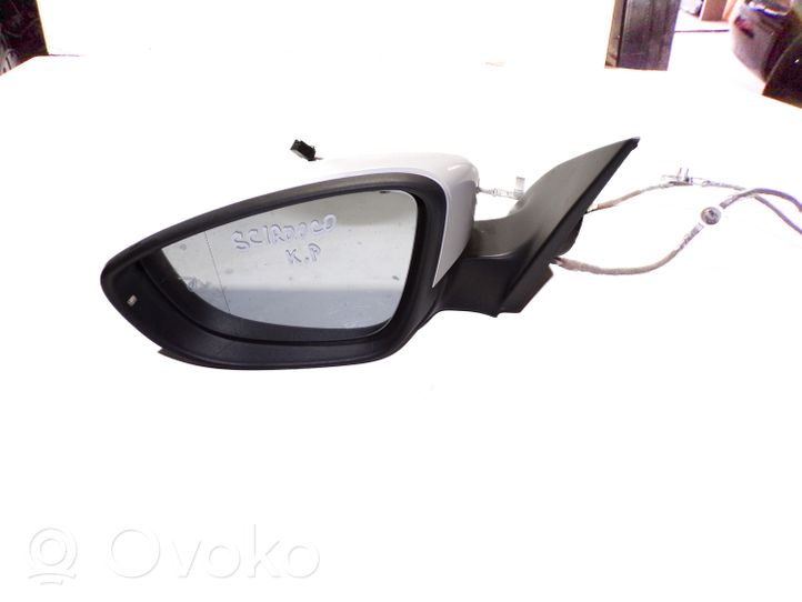 Volkswagen Scirocco Front door electric wing mirror 1K8857933A