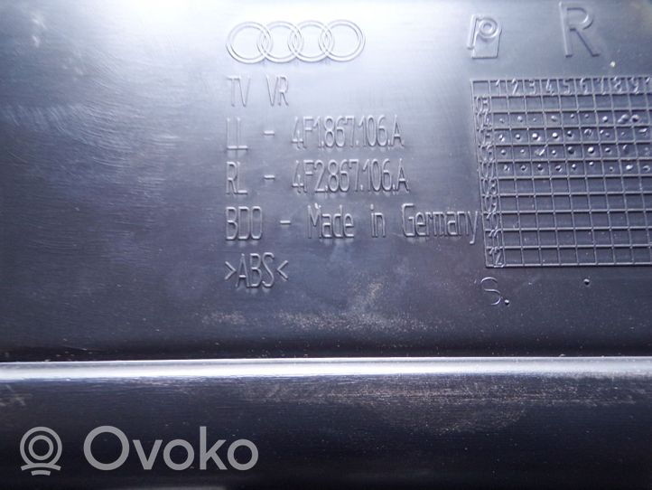 Audi A6 Allroad C6 Rivestimento del pannello della portiera anteriore 4F1867106A