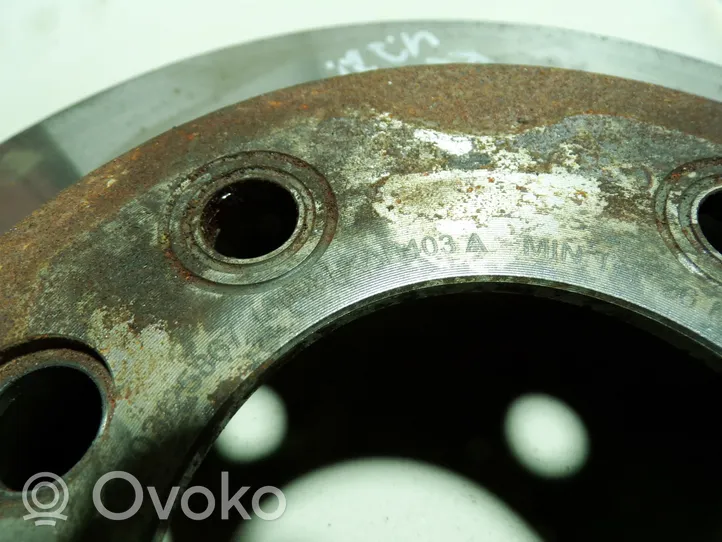 Audi Q7 4L Rear brake disc BREMBO