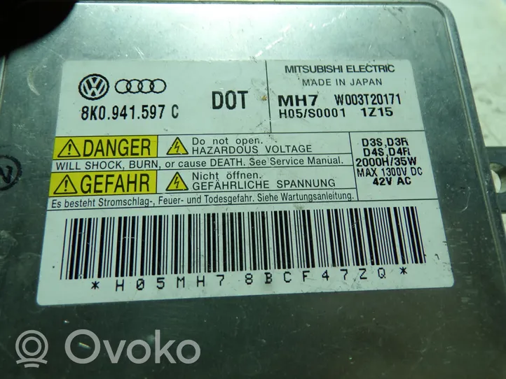 Audi A4 S4 B8 8K Module de ballast de phare Xenon 8K0941597C