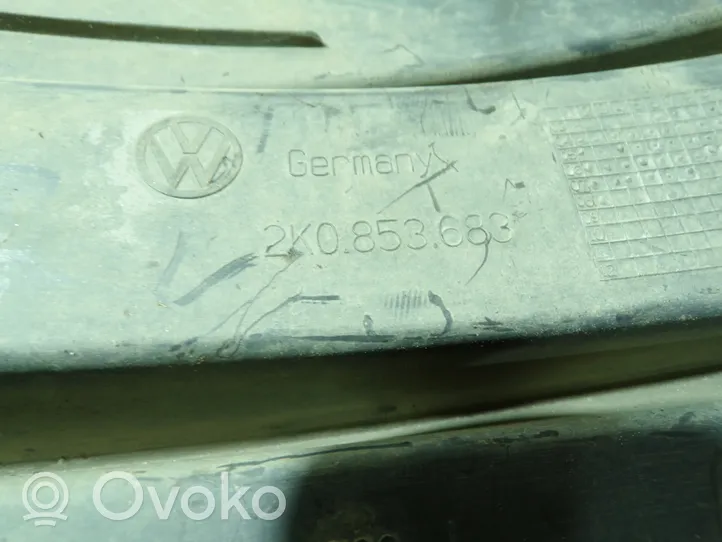 Volkswagen Caddy Etupuskurin alempi jäähdytinsäleikkö 2K0853683
