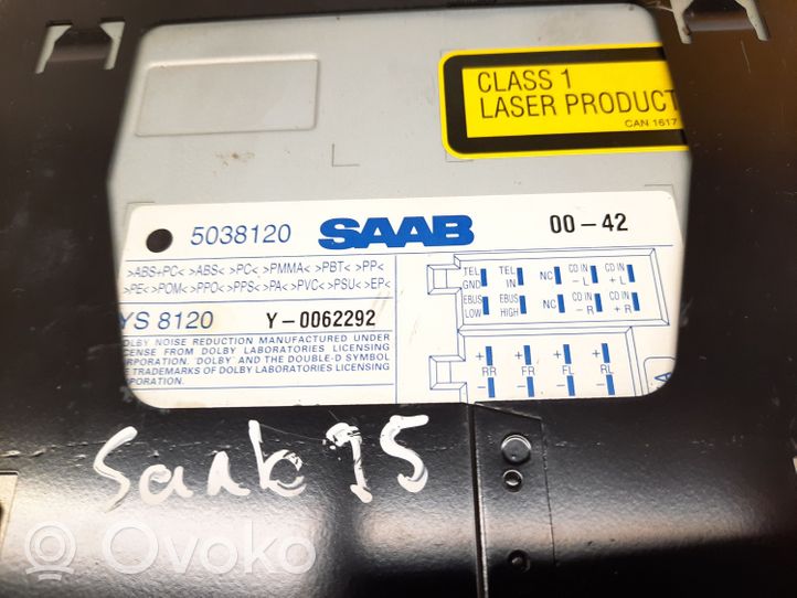 Saab 9-5 Konsola środkowa / Radio / GPS 5038120