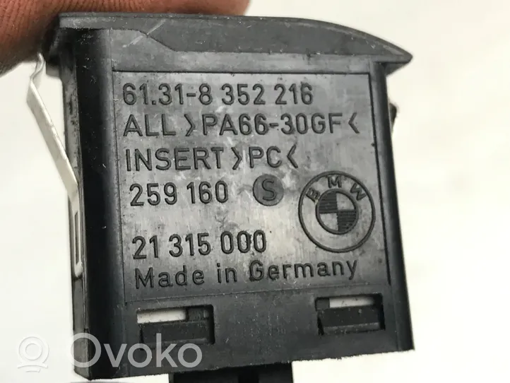 BMW 7 E38 Interrupteur d'éclairage de la cabine dans le panneau 61318352216