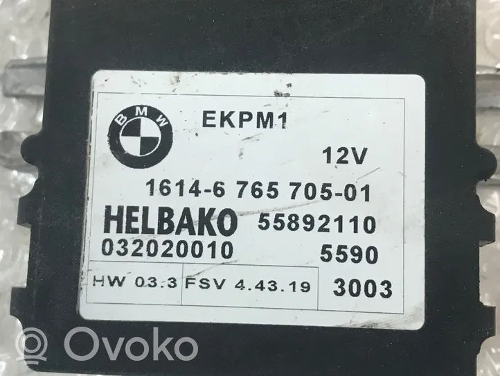 BMW 5 E60 E61 Unidad de control/módulo de la bomba de inyección de combustible 6765705