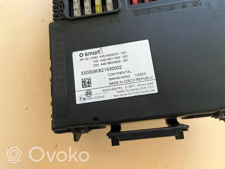 Smart ForTwo II Module de fusibles A4519005201