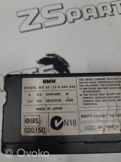 BMW 5 E39 CD/DVD keitiklis 65126908948