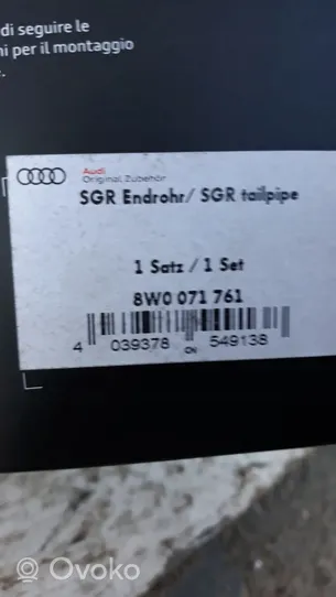 Audi A4 S4 B9 Embouts d'échappement 8W0071761