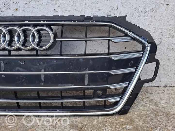 Audi A4 S4 B9 8W Etupuskurin ylempi jäähdytinsäleikkö 8W0853651DF