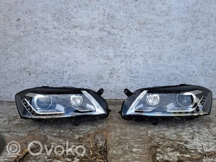 Volkswagen PASSAT B7 Lot de 2 lampes frontales / phare 3AB941752